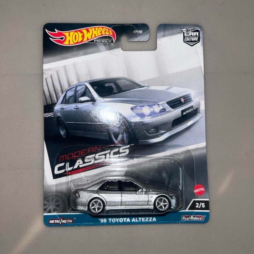 Hot Wheels Premium Toyota Altezza Silver JDM Diecast Car